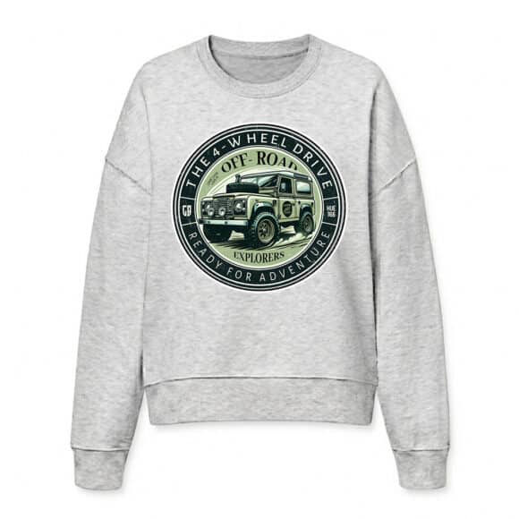 Sweatshirt Land Rover Defender 90 - Cool Heather Grey