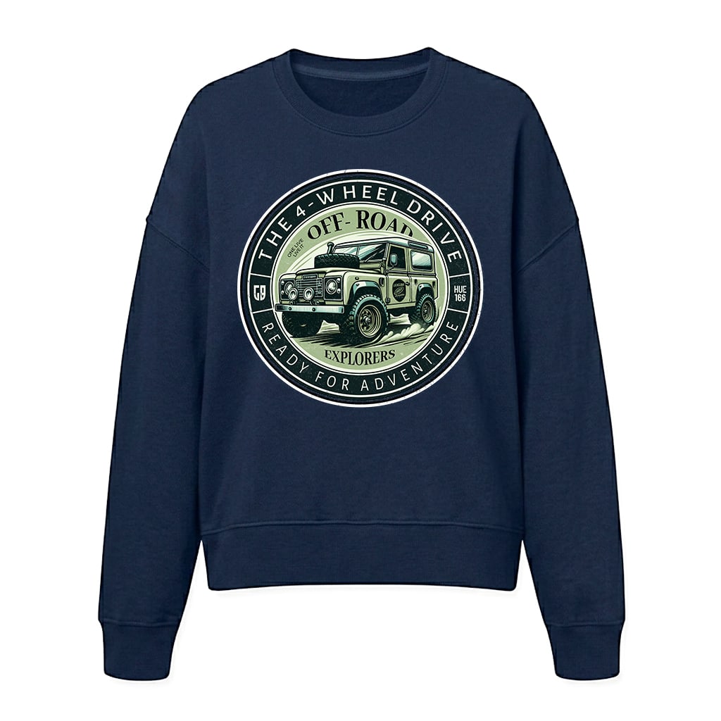 Sweatshirt Land Rover Defender 90 - French-Navy Sweatshirt Land Rover Defender 90 - French-Navy