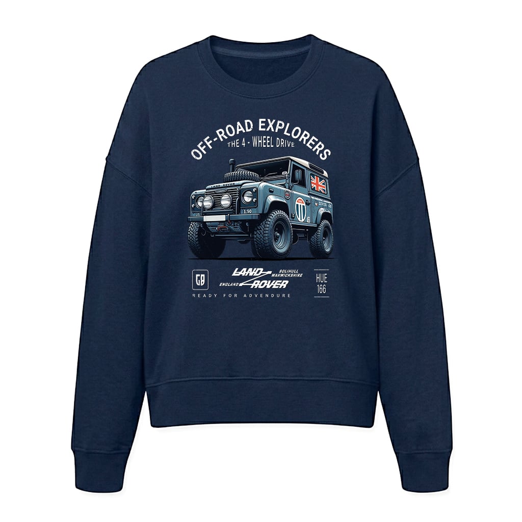 Sweatshirt Land Rover Defender 90 - French Navy Sweatshirt Land Rover Defender 90 - French Navy
