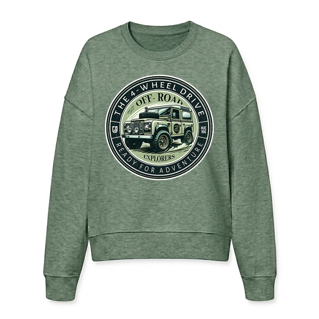 Sweatshirt Land Rover Defender 90 - Green Bay Sweatshirt Land Rover Defender 90 - Green Bay