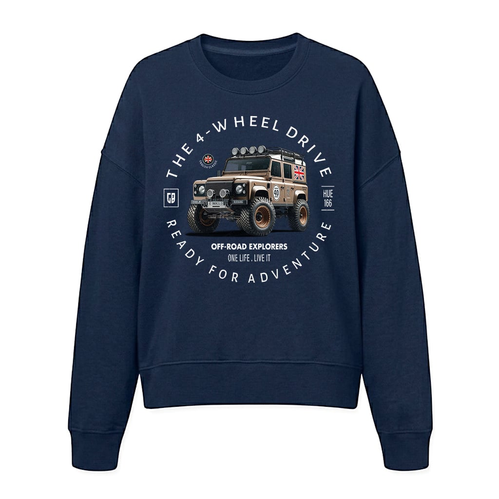 Sweatshirt Land Rover Defender 110 - French-Navy Sweatshirt Land Rover Defender 110 - French-Navy