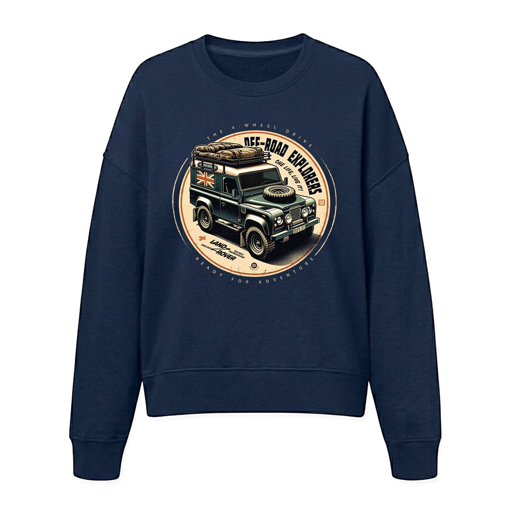 Sweatshirt Land Rover - French-Navy Sweatshirt Land Rover - French-Navy