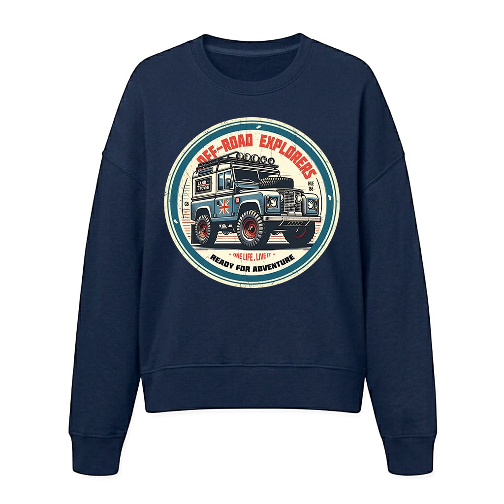 Sweatshirt Land Rover Series - French Navy Sweatshirt Land Rover Series - French Navy