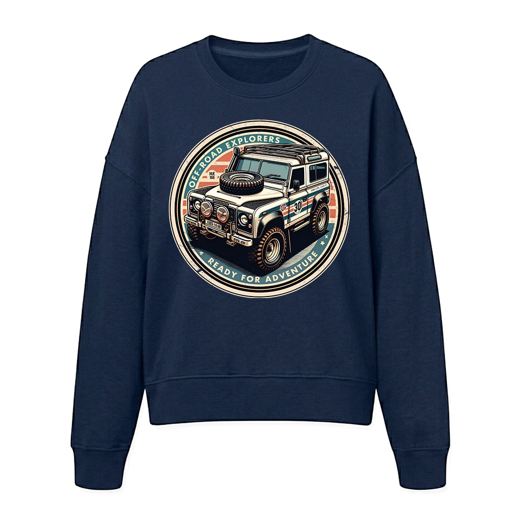 Land Rover Defender 90 Sweatshirt - French Navy Land Rover Defender 90 Sweatshirt - French Navy
