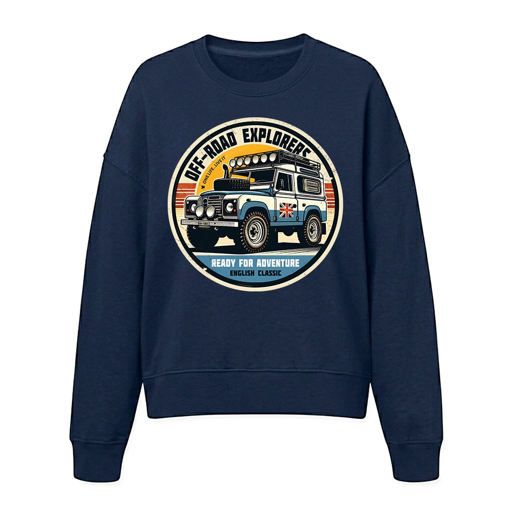 Sweatshirt Land Rover Series - French Navy Sweatshirt Land Rover Series - French Navy