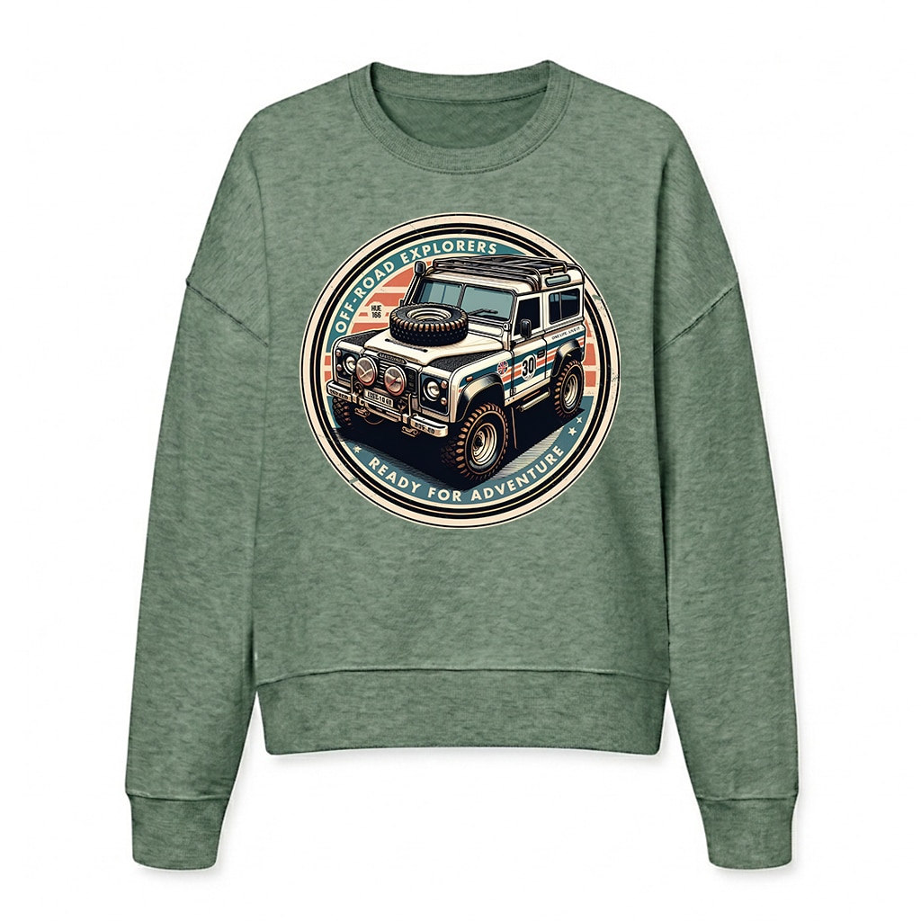 Land Rover Defender 90 Sweatshirt - Green Bay Land Rover Defender 90 Sweatshirt - Green Bay