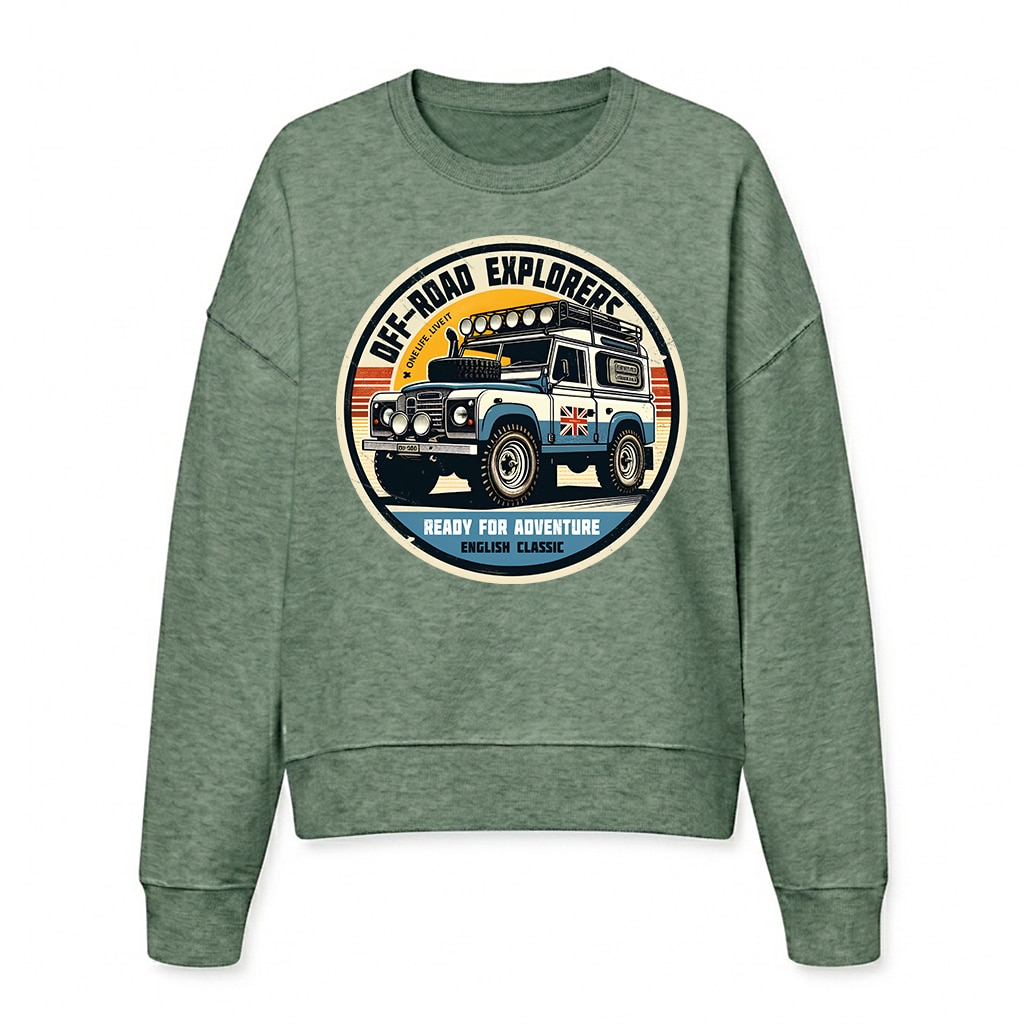 Sweatshirt Land Rover Series - Green Bay Sweatshirt Land Rover Series - Green Bay