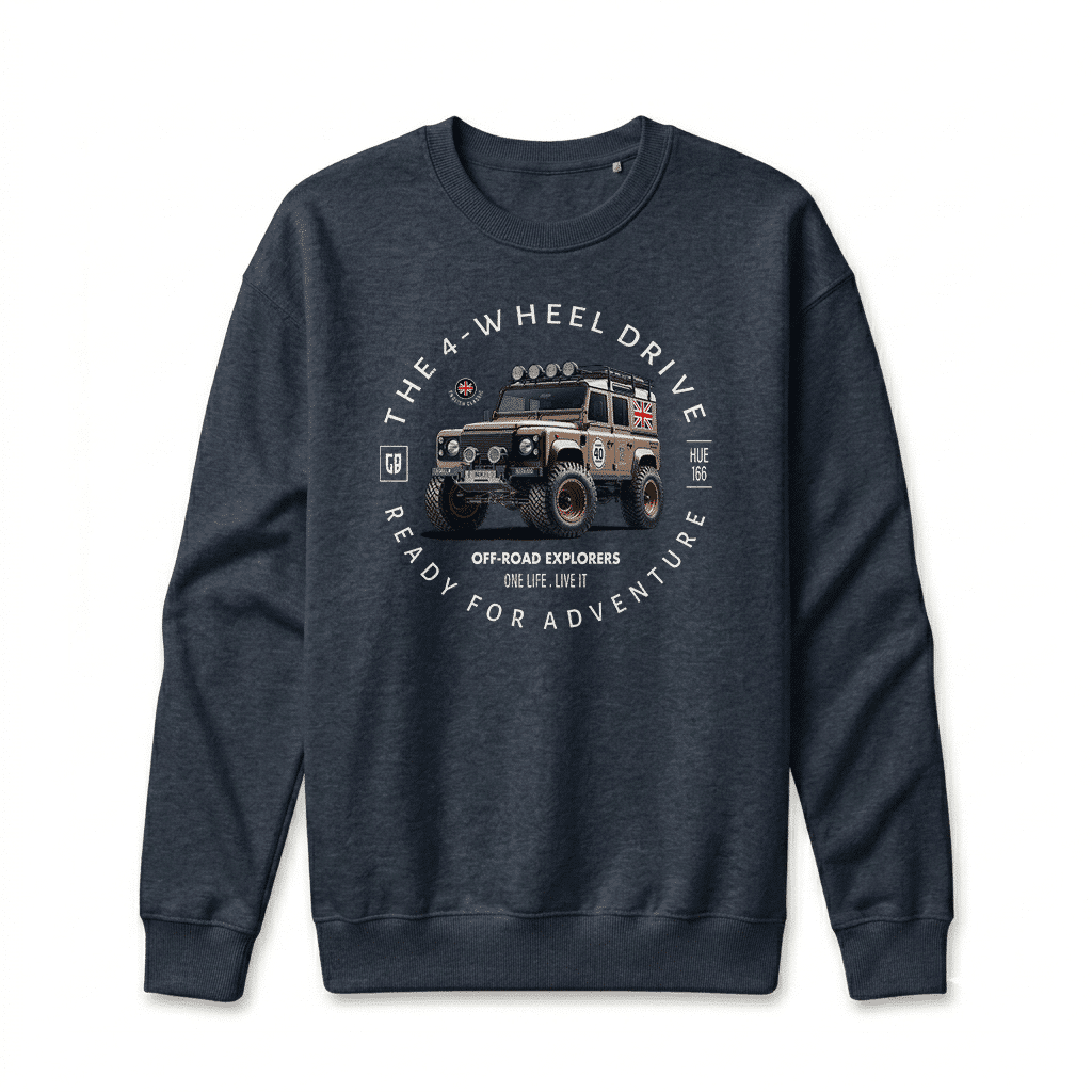 Sweatshirt Land Rover - Navy Blazer Sweatshirt Land Rover - Navy Blazer
