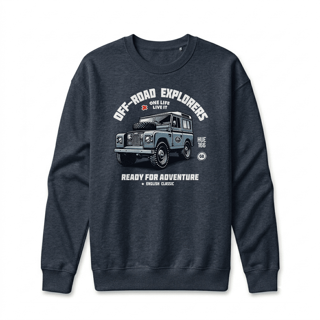 Sweatshirt Land Rover Series - Navy Blazer Sweatshirt Land Rover Series - Navy Blazer