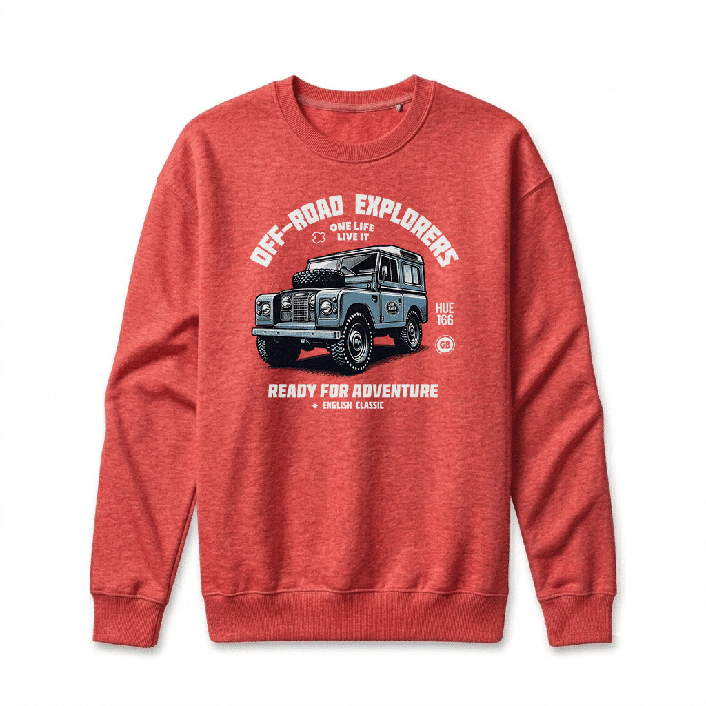 Sweatshirt Land Rover Series - Team Red Sweatshirt Land Rover Series - Team Red