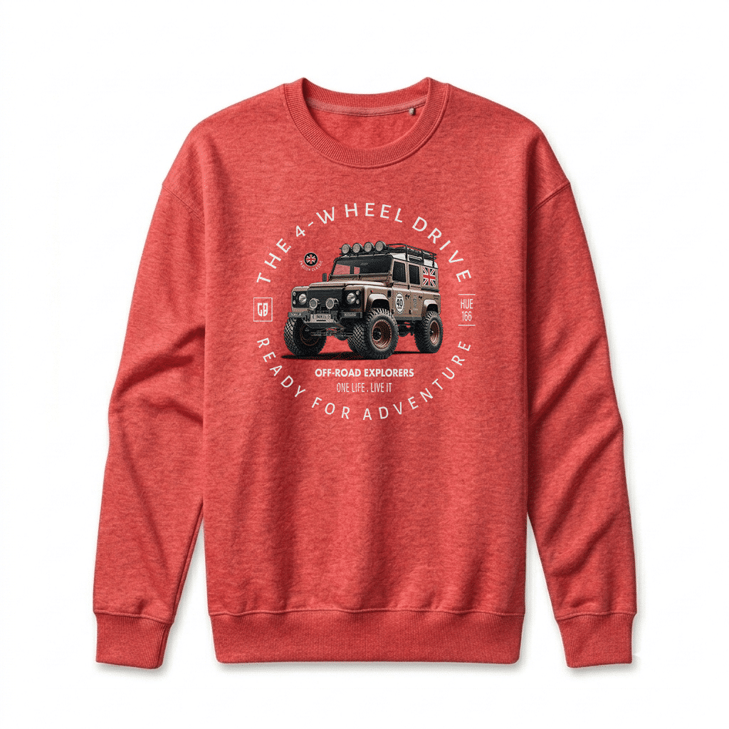 Sweatshirt Land Rover - Team Red Sweatshirt Land Rover - Team Red