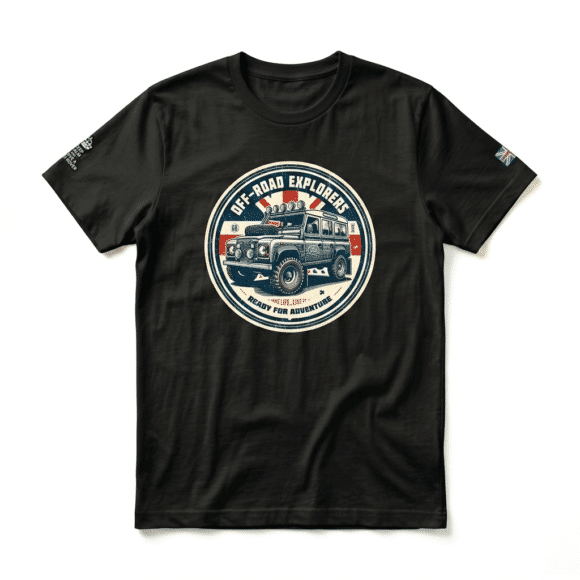 t-shirt defender 110 homme