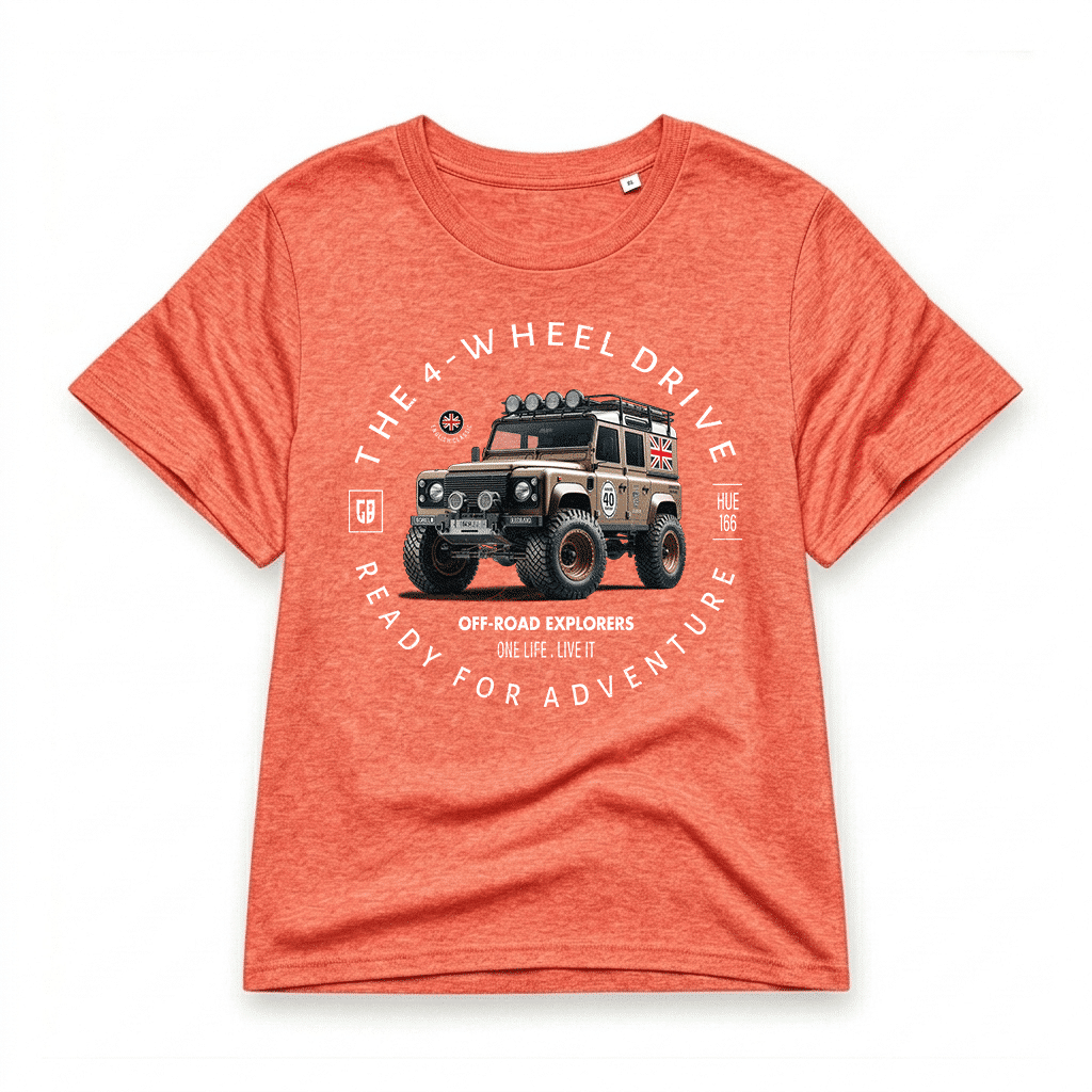 T-shirt Land Rover Defender 110 - Fiesta T-shirt Land Rover Defender 110 - Fiesta