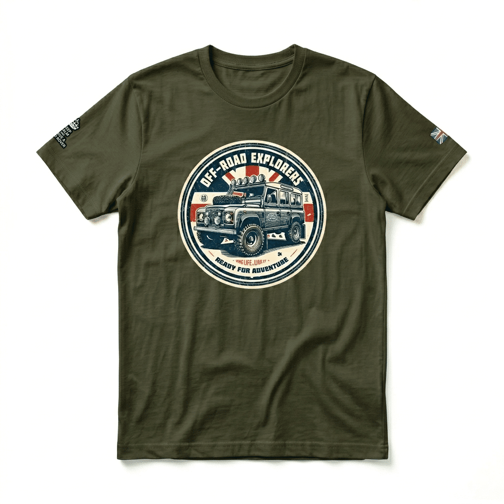 Men’s Defender 110 T-shirt - Military Green Men’s Defender 110 T-shirt - Military Green