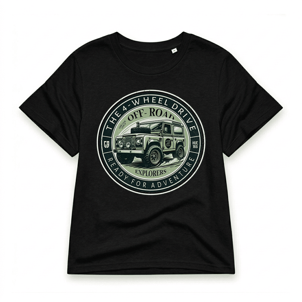 T-shirt Land Rover Defender 90 - Black T-shirt Land Rover Defender 90 - Black