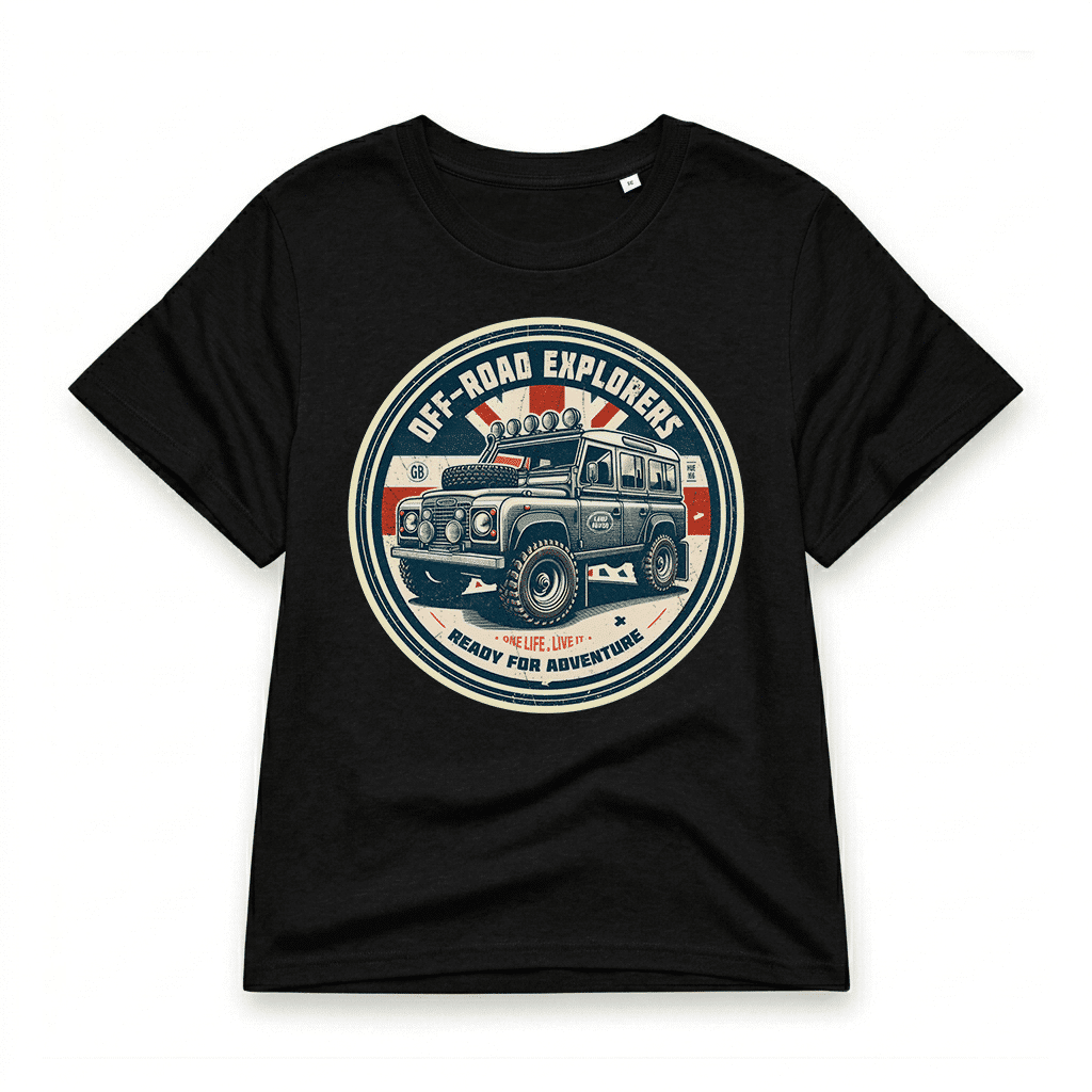 T-shirt Land Rover Defender 110 - Black T-shirt Land Rover Defender 110 - Black