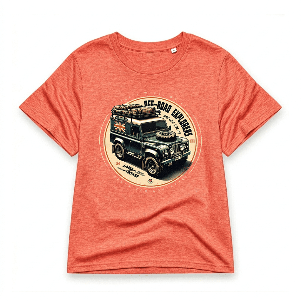 T-shirt Land Rover Defender 90 - Fiesta T-shirt Land Rover Defender 90 - Fiesta