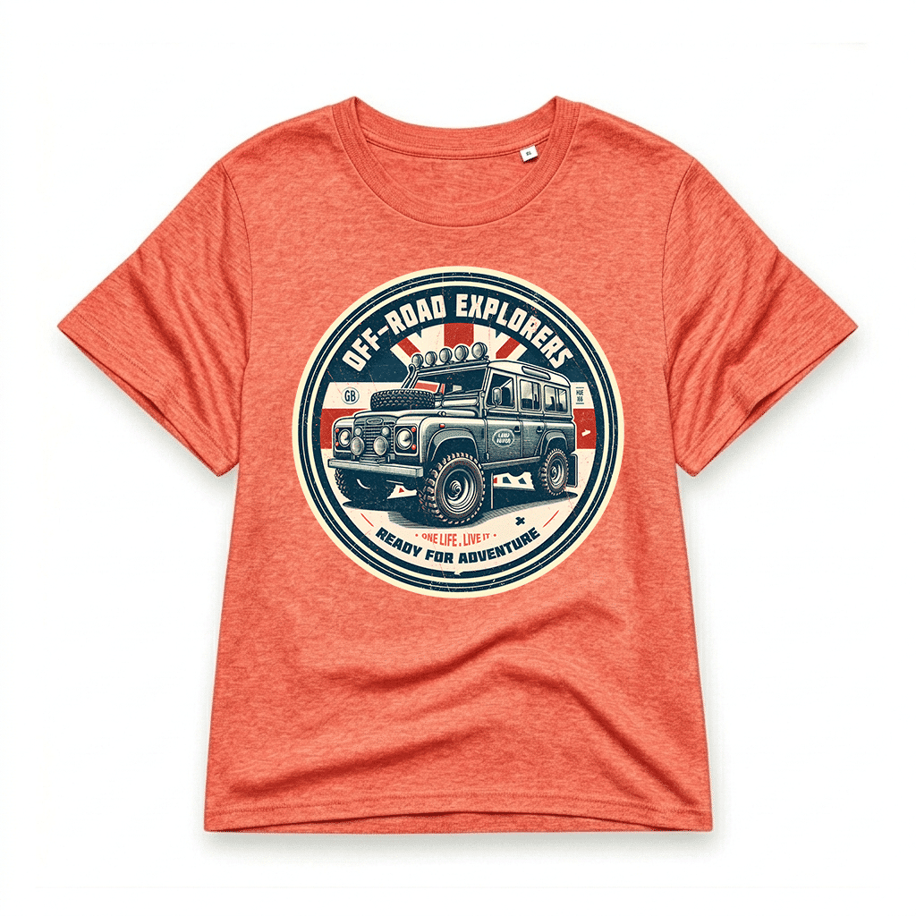 T-shirt Land Rover Defender 110 - Fiesta T-shirt Land Rover Defender 110 - Fiesta