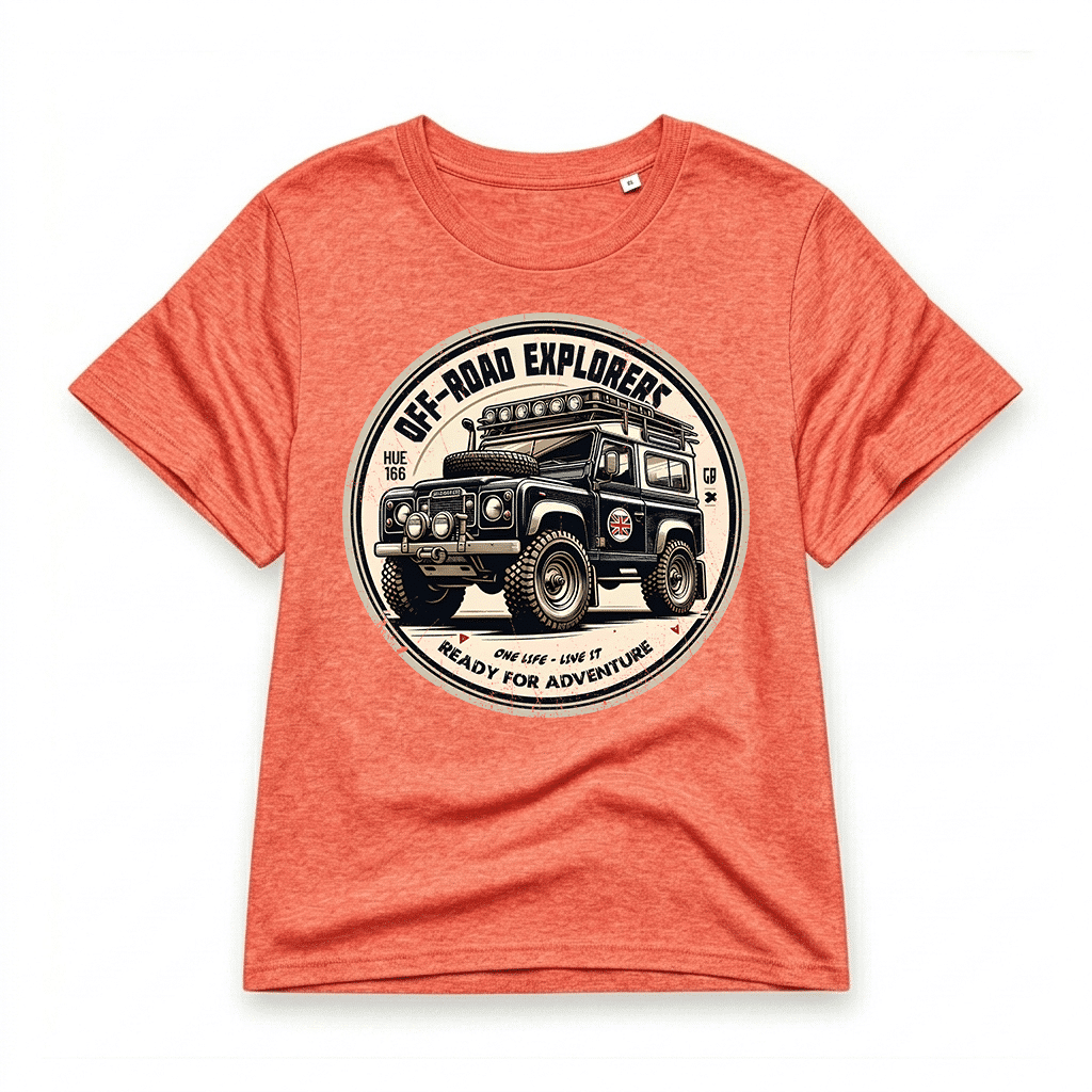 T-shirt-Land Rover Defender 90 - Fiesta T-shirt-Land Rover Defender 90 - Fiesta
