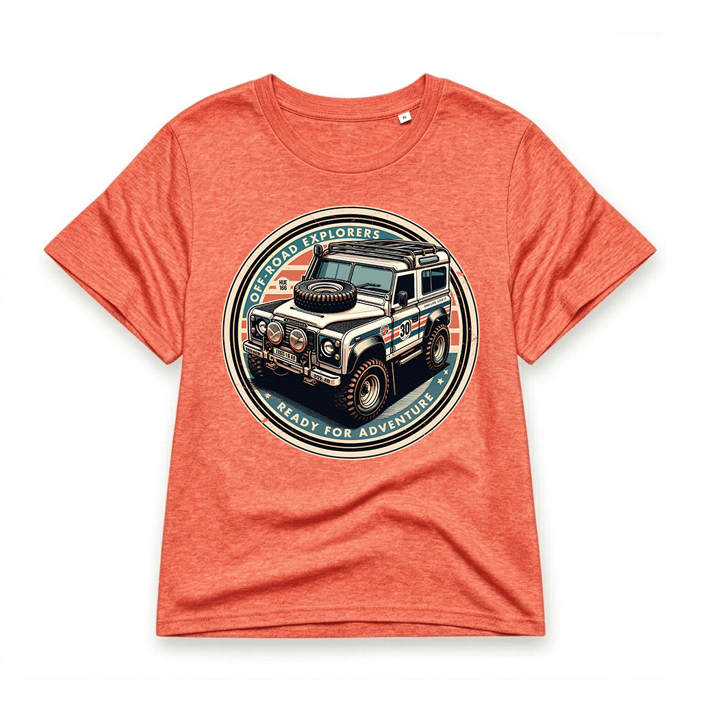 T-shirt Land Rover Defender 90 - Fiesta T-shirt Land Rover Defender 90 - Fiesta