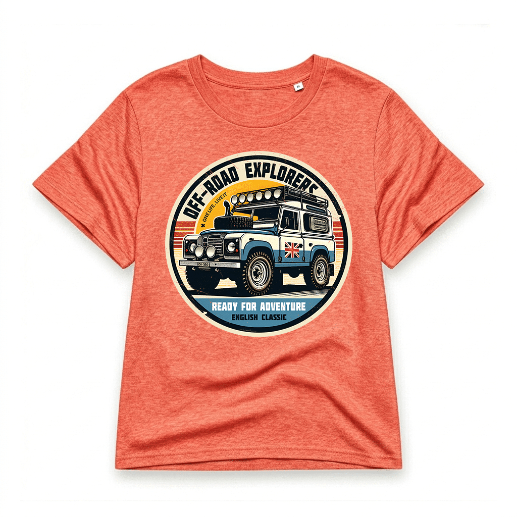 T-shirt Land Rover Defender 90 - Fiesta T-shirt Land Rover Defender 90 - Fiesta