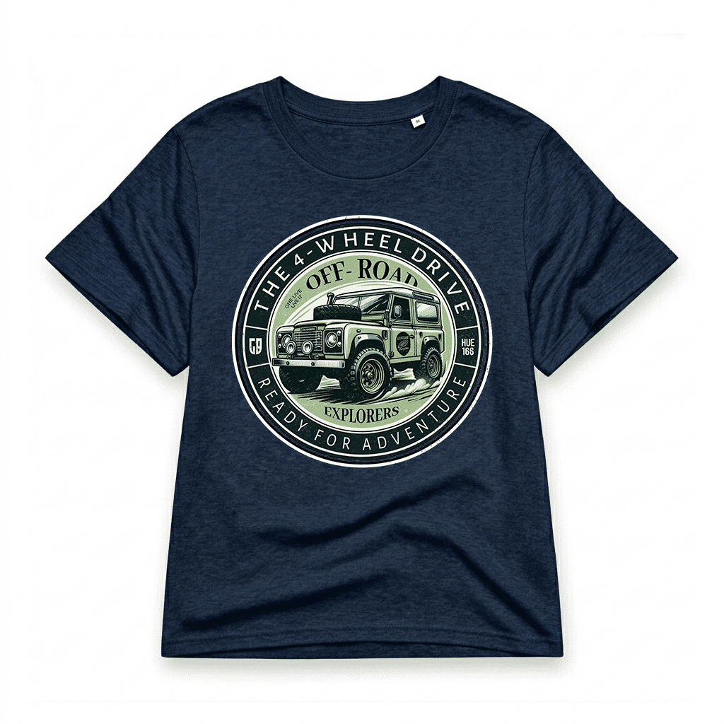 T-shirt Land Rover Defender 90 - French Navy T-shirt Land Rover Defender 90 - French Navy