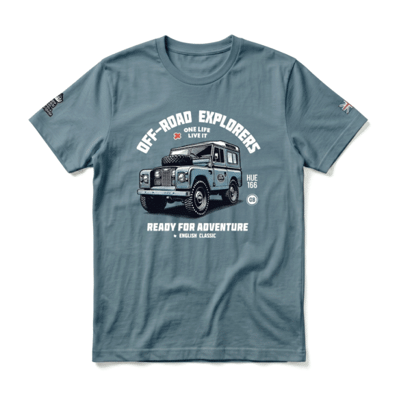 T-shirt Land Rover Series - Heather Deep Teal