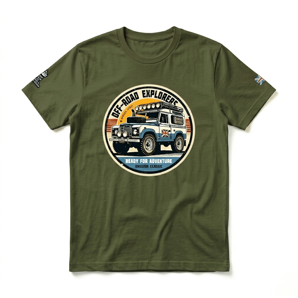 T-shirt Land Rover defender 90 - Army T-shirt Land Rover defender 90 - Army