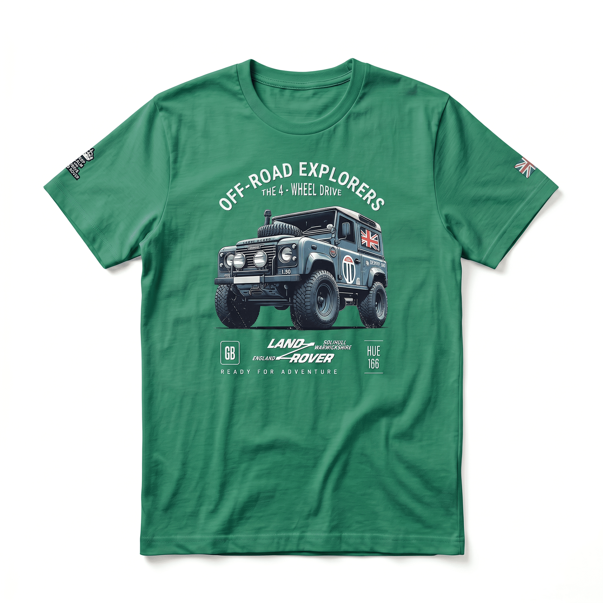 T-shirt Land Rover defender 90 - Kelly T-shirt Land Rover defender 90 / Kelly