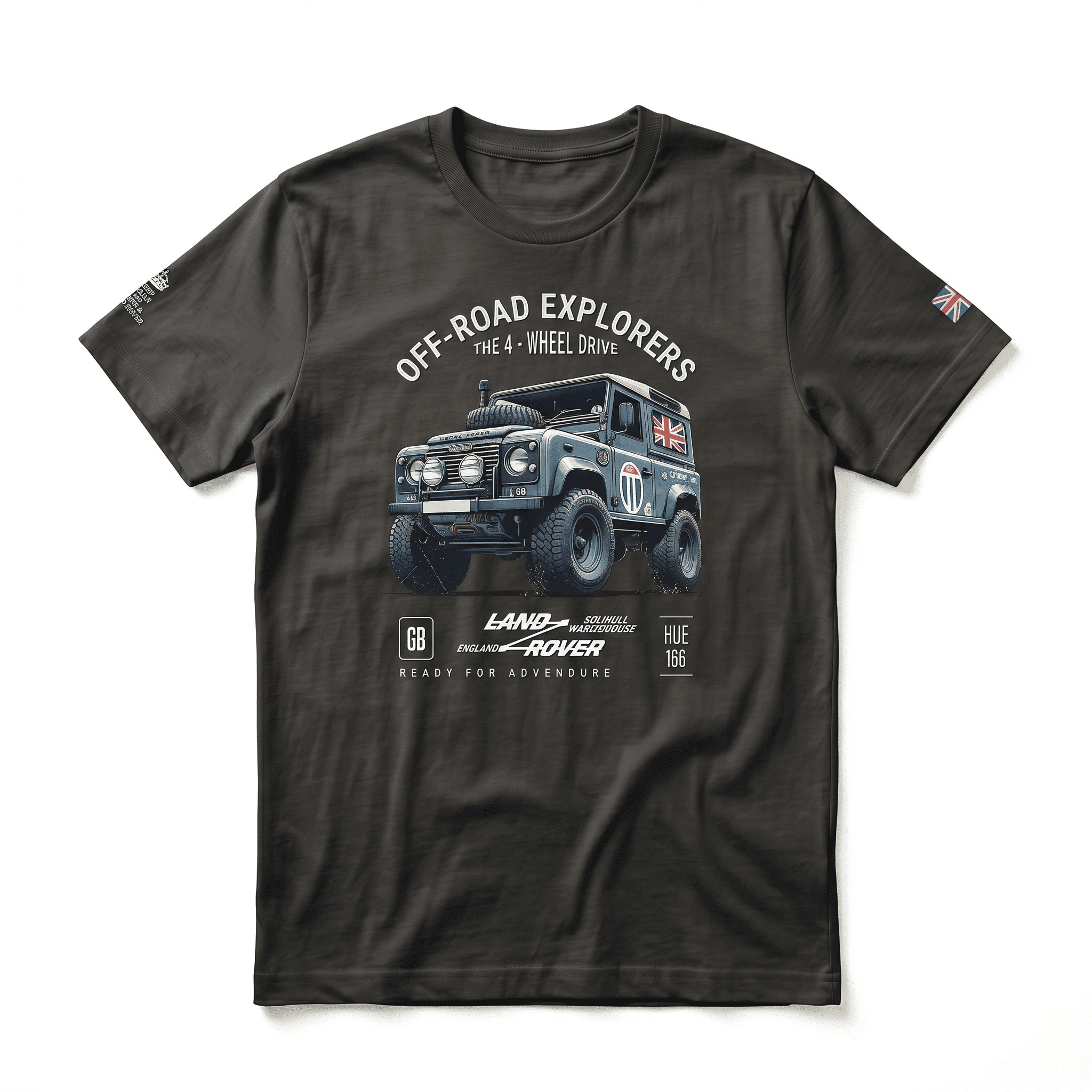 T-shirt Land Rover defender 90 - Vintage Black T-shirt Land Rover defender 90 / Vintage-Black