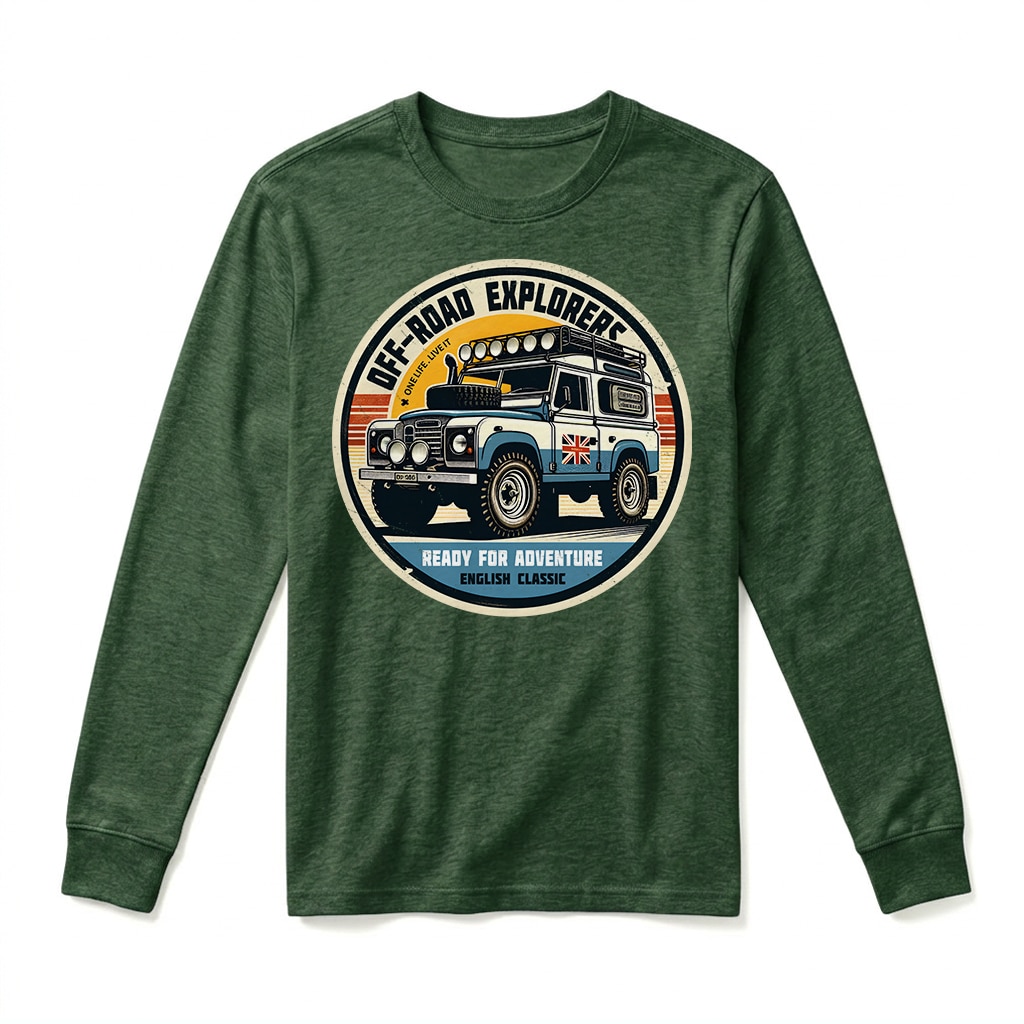 T-shirt Manches Longues Land Rover Series - Forest Green T-shirt Manches Longues Land Rover Series - Forest Green