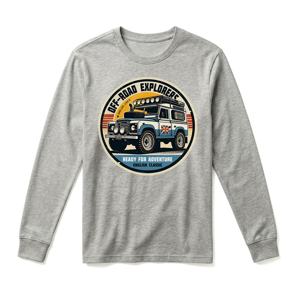 T-shirt Manches Longues Land Rover Series - Sport Grey T-shirt Manches Longues Land Rover Series - Sport Grey