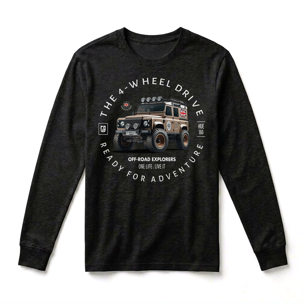T-shirt Manches Longues Land Rover Defender 110 - Black T-shirt Manches Longues Land Rover Defender 110 - Black
