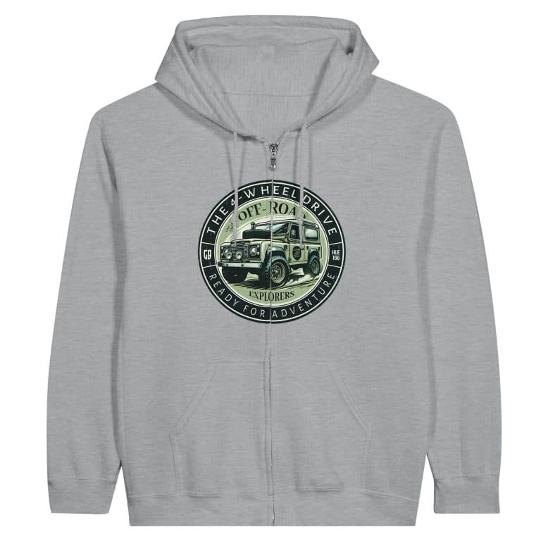 Veste à Capuche Motif Land Rover Series