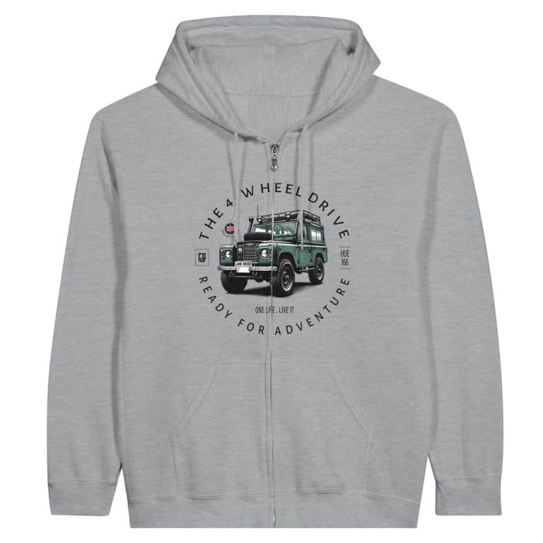 Veste à Capuche Motif Land Rover Series