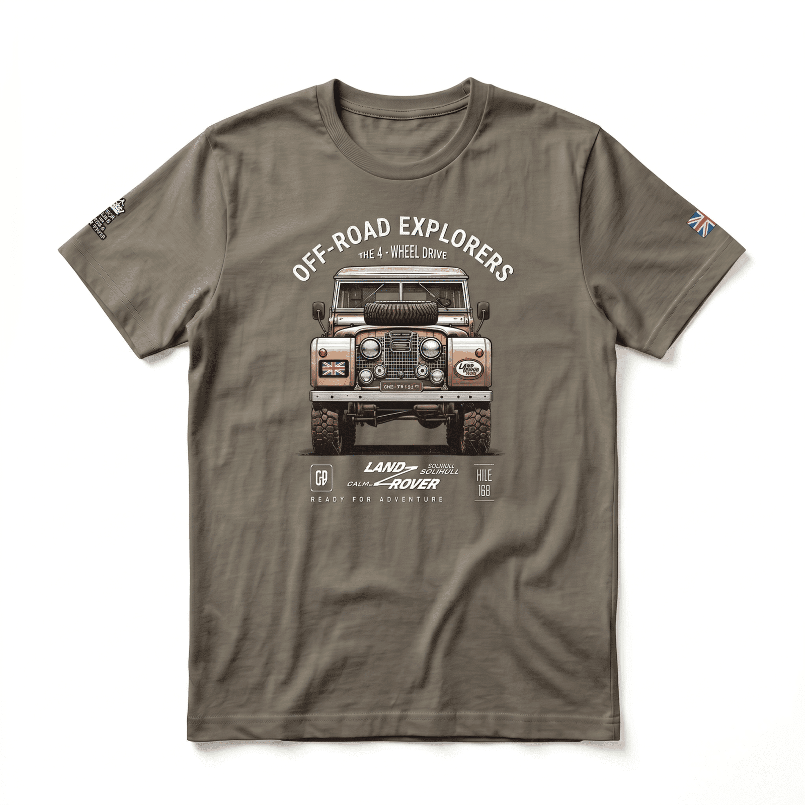 T-shirt Land Rover Series / army