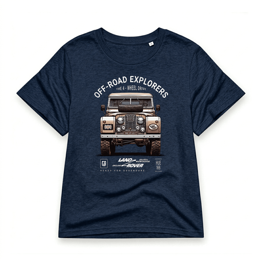 Land Rover Series T-shirt – French Navy Land Rover Series T-shirt – French Navy