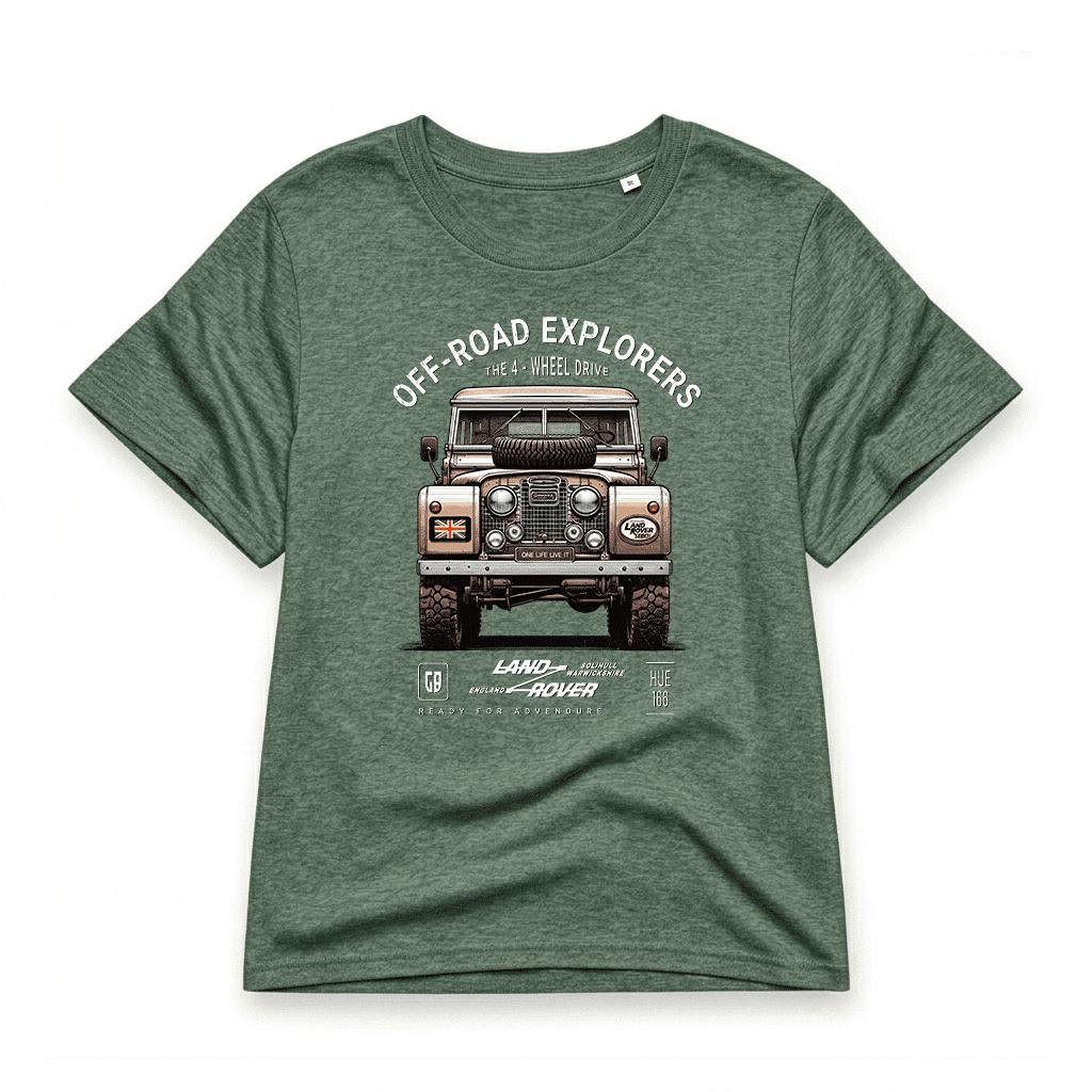 T-shirt-Land-Rover-Serie - Green-Bay T-shirt-Land-Rover-Serie - Green-Bay