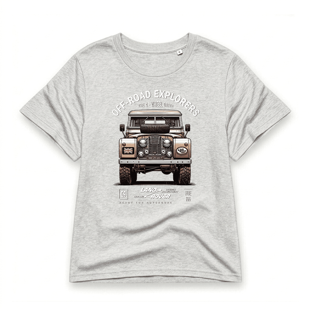 Land Rover Series T-shirt – Heather Grey Land Rover Series T-shirt – Heather Grey